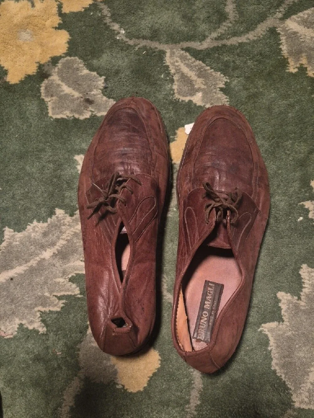 Bruno Magli Men's Brown Leather Chukka Boots